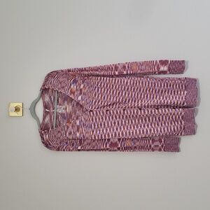 Free People NWOT Cardigan Tunic Sweater Women XS Multicolor Long Buttons Boho